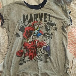 Gray Marvel shirt